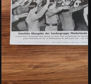 Duitse WO2 Landesgruppe Niederlande kriegsberichter foto  beschikbaar voor biedingen