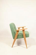 Scandinavian armchair green wool upholstery by Chierovski, Enlèvement ou Envoi