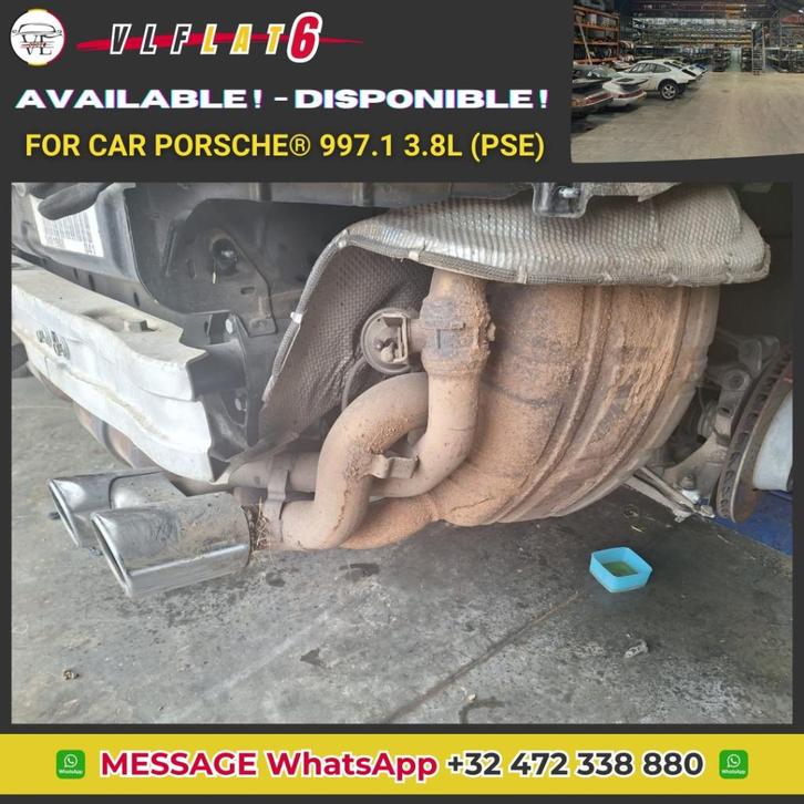 Porsche 997.1 3.8L PSE uitlaat, Auto-onderdelen, Uitlaatsystemen, Oldtimer onderdelen, Porsche, Gebruikt, Ophalen of Verzenden