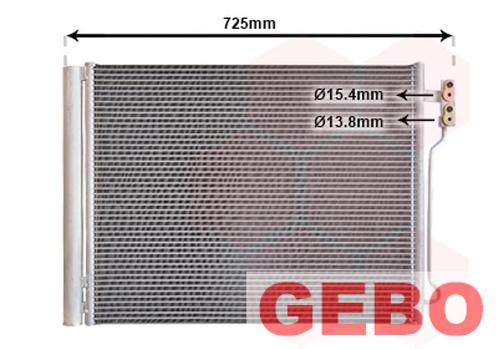 BMW F10/F11 2010 T/M 2017 Condensor met Droger 528i 6453 680, Auto-onderdelen, Motor en Toebehoren, BMW, Nieuw, 6 maanden garantie