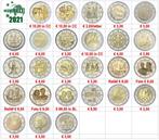 2 euro herdenkingsmunten 2021, Postzegels en Munten, Munten | Europa | Euromunten, 2 euro, Ophalen of Verzenden