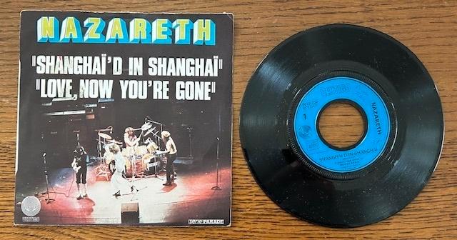 45T SINGLE NAZARETH – SHANGHAÏ’D IN SHANGHAÏ DEEP PURPLE, Cd's en Dvd's, Vinyl Singles, Gebruikt, Single, Rock en Metal, 7 inch
