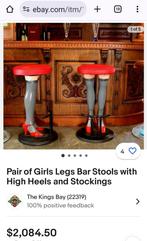 1 chaise de bar unique et spéciale avec pieds pour femmes, Comme neuf, Enlèvement ou Envoi