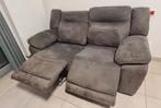 Onberispelijke elektrische relaxfauteuil alcantara, Ophalen, Zo goed als nieuw