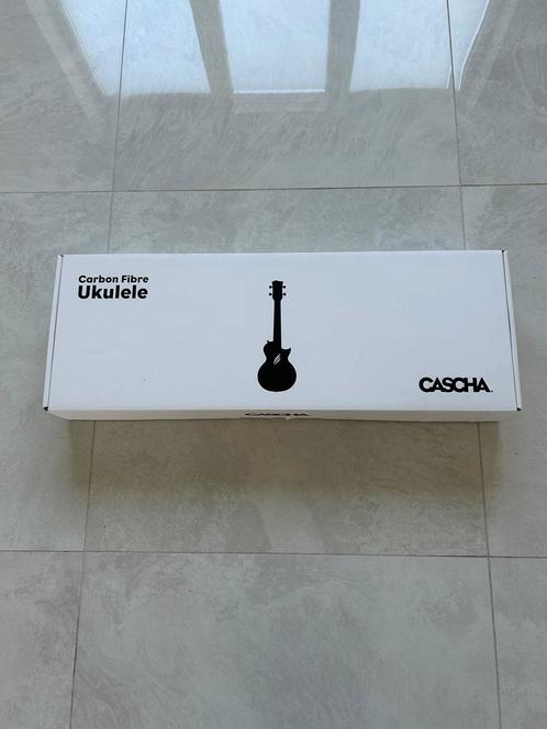 CASCHA Carbon Fibre Ukulele – NIEUW in doos + 3 plectrums!, Muziek en Instrumenten, Snaarinstrumenten | Gitaren | Akoestisch, Nieuw