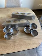 3 baks draaiplateau/voerplateau voliere, Dieren en Toebehoren, Vogels | Hokken en Kooien, Ophalen, Gebruikt, Metaal, Volière