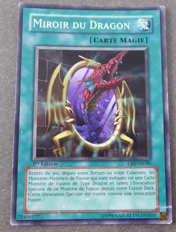 Yu-Gi-Oh! kaart „Dragon Mirror” - 1e editie 1996 beschikbaar voor biedingen
