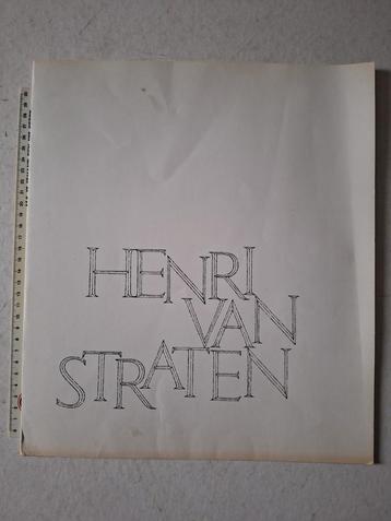 Zeldzaam boek Henri Van Straten Xylograaf Antwerpen 1971 beschikbaar voor biedingen
