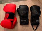 Boksset (2 paar bokshandschoenen + bokshelm + bandages), Maat L, Ophalen, Zo goed als nieuw