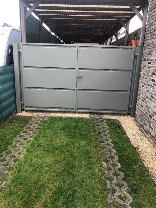 poorten, Tuin en Terras, Tuinpoorten, Nieuw, Draaipoort, Staal, 100 tot 150 cm, 200 cm of meer, Ophalen
