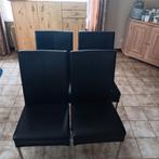 Stoelen, Huis en Inrichting, Ophalen, Overige materialen, Gebruikt, Zwart
