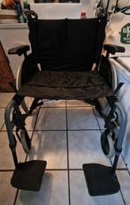Fauteuil roulant XXL IVANCRE, Diversen, Rolstoelen, Ophalen, Inklapbaar, Zo goed als nieuw, Handbewogen rolstoel