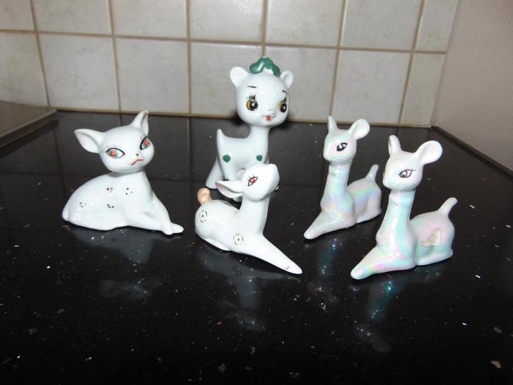 Retro bambi beeldjes 6-10 cm, Collections, Rétro, Maison et Meubles, Enlèvement ou Envoi