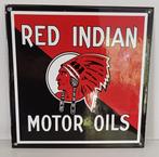 Emaille Reclamebord Red Indian 24cmx24cm, Verzamelen, Ophalen of Verzenden, Zo goed als nieuw, Reclamebord