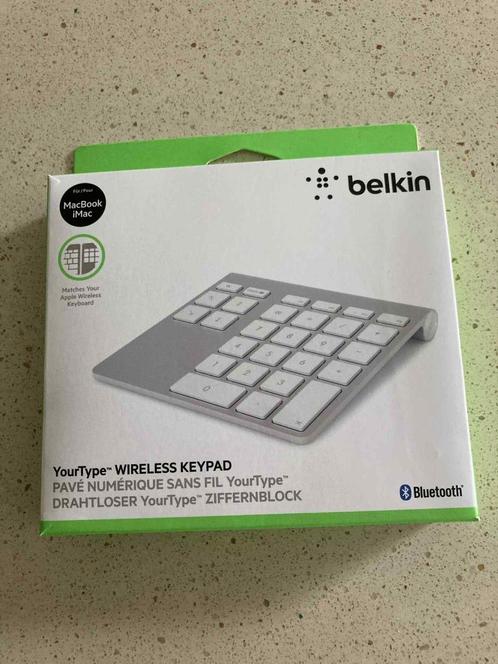 Belkin Wireless Keypad, Computers en Software, Toetsenborden, Zo goed als nieuw, Numeriek, Draadloos, Ophalen of Verzenden