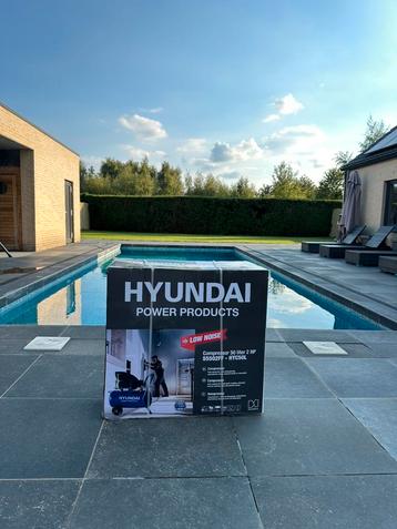Hyundai Compressor 50L – 2HP – Low Noise – Nieuw in Doos beschikbaar voor biedingen