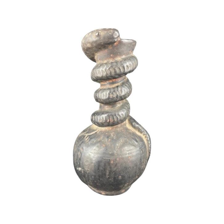 Aziatische keramische vaas 18 - 19e eeuw: Serpent Cambodge, Antiek en Kunst, Antiek | Keramiek en Aardewerk, Ophalen of Verzenden