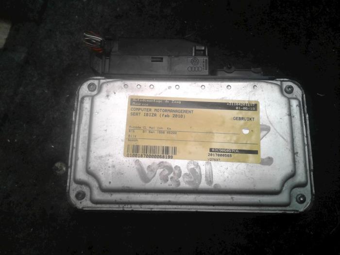 Computer Motormanagement van een Seat Ibiza, Auto-onderdelen, Elektronica en Kabels, Seat, Gebruikt, 3 maanden garantie, Ophalen of Verzenden
