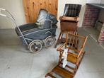 Vintage kinderwagen/kinderstoel en schommel, Antiek en Kunst, Ophalen