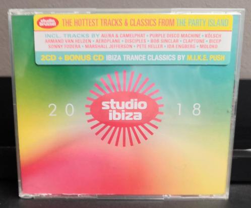 "Studio Ibiza 2018"  3 x CD Compilation, 1 CD Mixed   Nieuw!, Cd's en Dvd's, Cd's | Overige Cd's, Zo goed als nieuw, Boxset, Ophalen of Verzenden