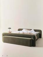 Design bed 160cm velvet groen GEEN KOERIERDIENST!!!, Ophalen, Zo goed als nieuw, Groen
