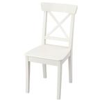 4 Chaises NEUVES salle à manger IKEA blanches - mod INGOLF, Nieuw, Vier, Wit, Hout