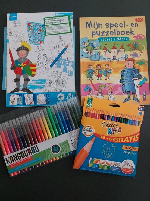 kinderspelletjes kinderboeken speelboek puzzelboek ridders, Kinderen en Baby's, Speelgoed | Educatief en Creatief, Nieuw, Ontdekken