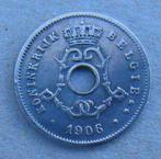1906 5 centimen NL Léopold 2, Postzegels en Munten, Munten | België, Metaal, Losse munt, Verzenden