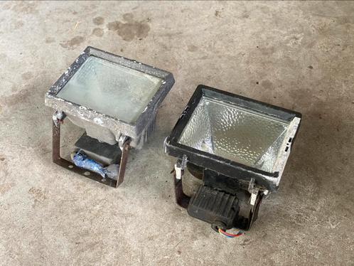 twee buitenspots, Tuin en Terras, Buitenverlichting, Zo goed als nieuw, Spots, Ophalen of Verzenden