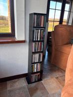 Twee zwarte metalen CD-rekjes, Ophalen, Gebruikt, 75 tot 150 discs, Metaal