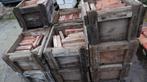 Antieke Terracotta Plavuizen / Oude Estriken - Handgevormd, Doe-het-zelf en Bouw, Tegels, Ophalen, Overige materialen, Gebruikt