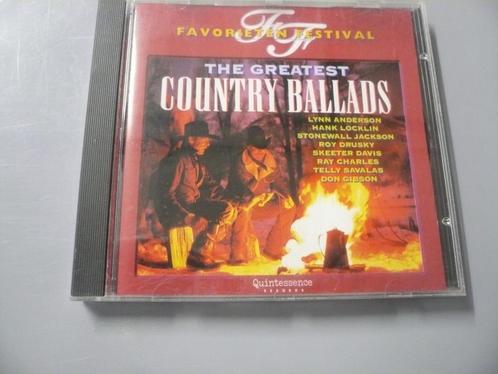 THE GREATEST COUNTRY BALLADS   Quintessence---, CD & DVD, CD | Country & Western, Utilisé, Enlèvement ou Envoi