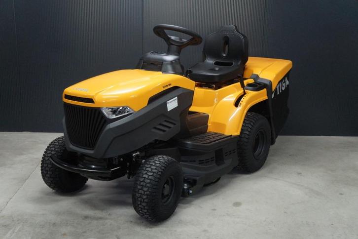 AKTIE!!! zitmaaier Stiga estate 384, model 2025!, Tuin en Terras, Zitmaaiers, Nieuw, Minder dan 90 cm, Opvangbak, Ophalen