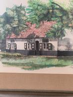 Mooie Pentekening van hoeve Gesigneerd, Ophalen
