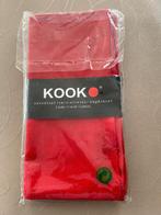 NIEUW SERVETSET ( 2 ) KOOK, Maison & Meubles, Cuisine | Linge de cuisine, Enlèvement ou Envoi, Neuf, Rouge, Autres types
