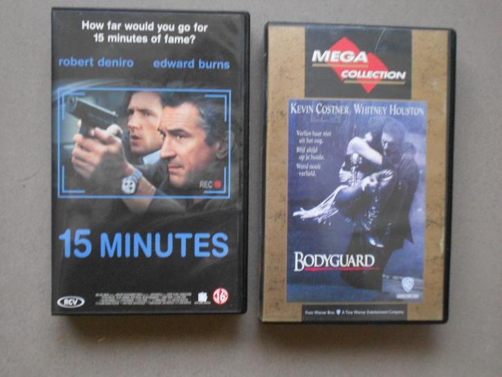 originele VHS video's thriller kunnen per stuk gekocht word, Cd's en Dvd's, VHS | Film, Gebruikt, Thrillers en Misdaad, Ophalen of Verzenden
