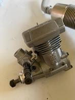 OS Max  SX Helicopter motor 32 met uitlaat, Hobby en Vrije tijd, Ophalen of Verzenden, Zo goed als nieuw, Nitro, Helikopter