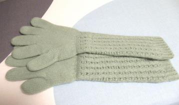 Nieuwe groene wollen handschoenen van InWear, mt 7 / 7,5 beschikbaar voor biedingen