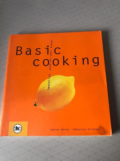 basic cooking, Boeken, Kookboeken, Zo goed als nieuw, Voorgerechten en Soepen, Hoofdgerechten, Taart, Gebak en Desserts, Overige typen