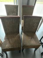 Gratis 4 rieten stoelen, Ophalen, Gebruikt