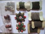 AB-BL LOT knopen - draad - wol, Verzamelen, Militaria | Algemeen, Ophalen of Verzenden, Landmacht, Overige typen