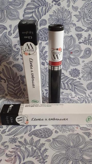 2 rouge a lèvres lip gloss miss w numero 812 neuf  beschikbaar voor biedingen