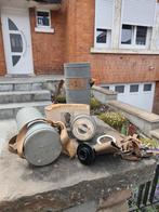 2 civiele gasmaskers van het Belgische leger L702 in perfect, Ophalen