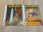 Lot 2 stripverhalen Jeremiah - Hermann, Utilisé, Enlèvement ou Envoi