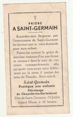 Prière à Saint-Germain Pèlerinage Chapelle-lez-Herlaimont, Envoi, Image pieuse