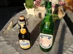 Lot 2 bouteilles de bière vides, vintage, Ophalen of Verzenden, Zo goed als nieuw, Flesje(s), Overige merken