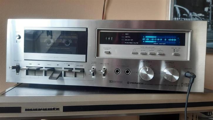 Pioneer CT-F650 cassettedeck geserviced, Audio, Tv en Foto, Cassettedecks, Enkel, Overige merken, Tape counter, Ophalen of Verzenden