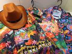 3 hippiehemden + 1 cowboyhoed, Ophalen