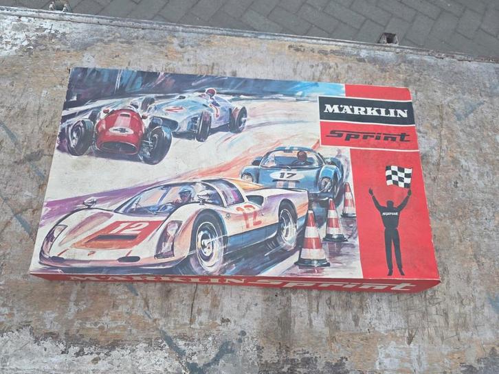 Te koop: Märklin Sprint racebaan set (vintage, compleet), Kinderen en Baby's, Speelgoed | Racebanen, Gebruikt, Racebaan, Ophalen