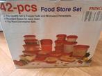 nieuw 42delig Food store set voor de vriezer, microgolf enz., Maison & Meubles, Cuisine| Tupperware, Enlèvement ou Envoi, Neuf